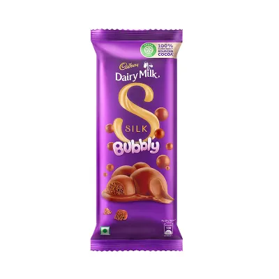 Cadbury Dairy Milk Silk Bubbly Chocolate -120g